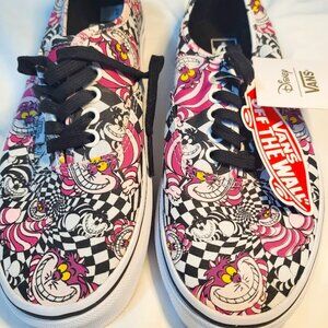 VANS X DISNEY ALICE IN WONDERLAND CHESHIRE CAT SNEAKERS SIZE 9